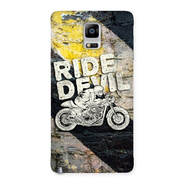 Ride Devil Back Case for Galaxy Note 4