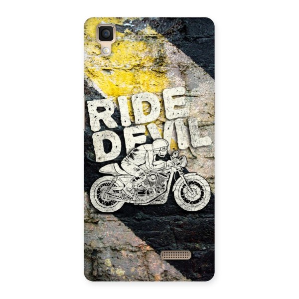 Ride Devil Back Case for Oppo R7