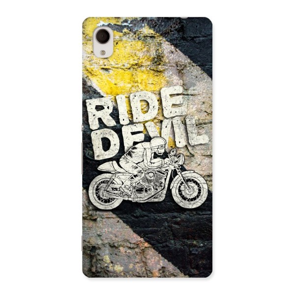 Ride Devil Back Case for Xperia M4 Aqua