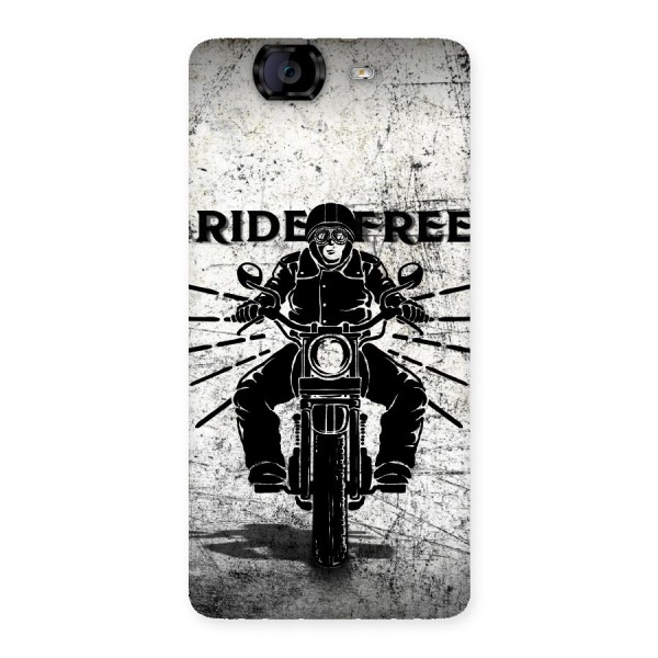 Ride Free Back Case for Canvas Knight A350