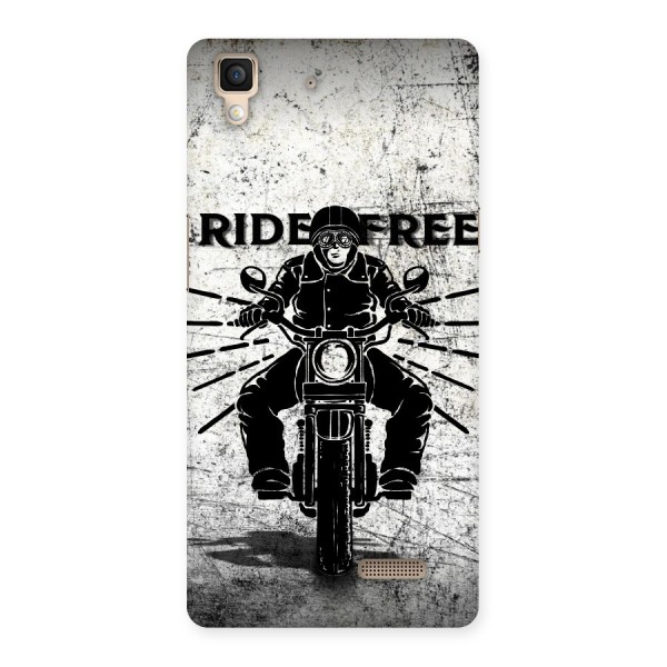 Ride Free Back Case for Oppo R7