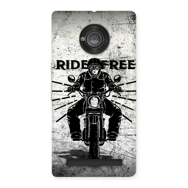 Ride Free Back Case for Yu Yuphoria