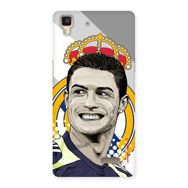 Ronaldo Madrid King Back Case for Oppo R7