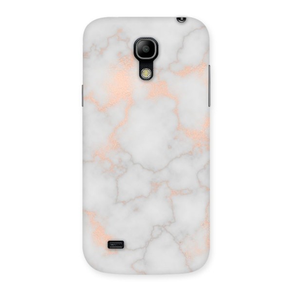 RoseGold Marble Back Case for Galaxy S4 Mini