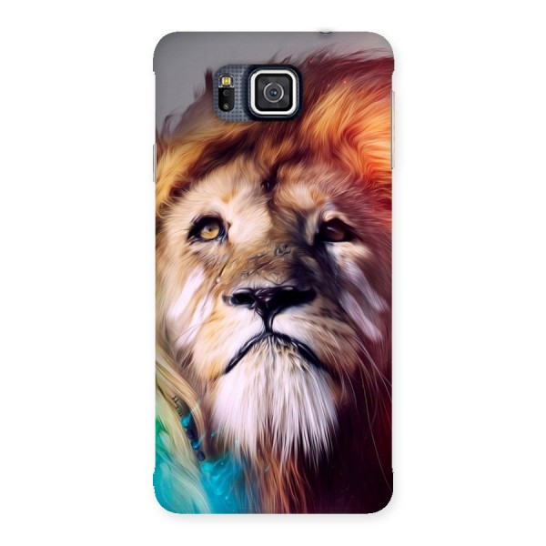 Royal Lion Back Case for Galaxy Alpha