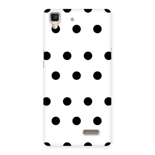 Royal Polka Dots Back Case for Oppo R7