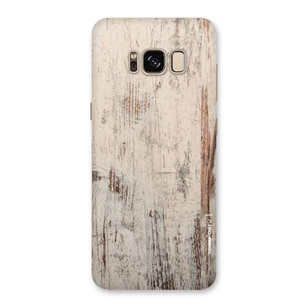 Rugged Wooden Texture Back Case for Galaxy S8