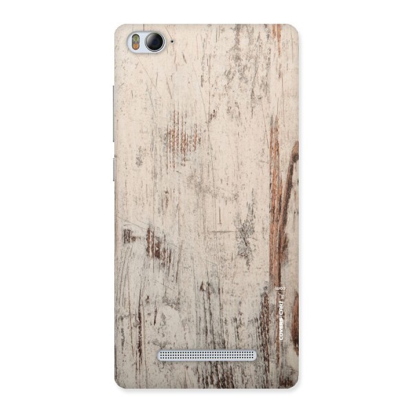 Rugged Wooden Texture Back Case for Xiaomi Mi4i