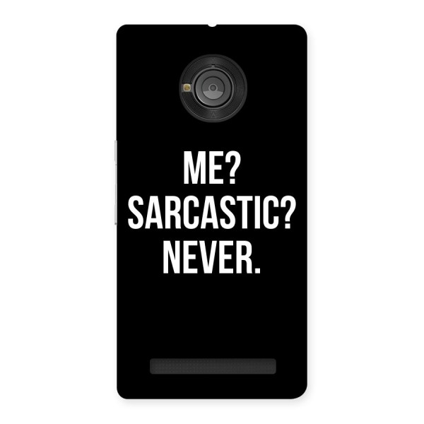 Sarcastic Quote Back Case for Yu Yuphoria