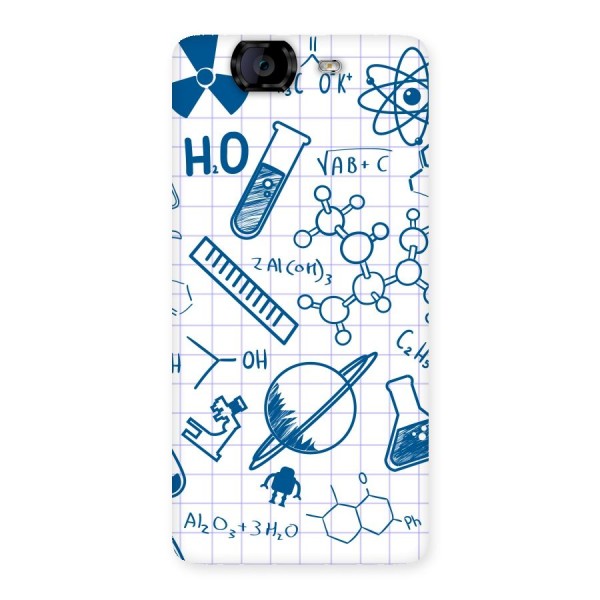 Science Notebook Back Case for Canvas Knight A350