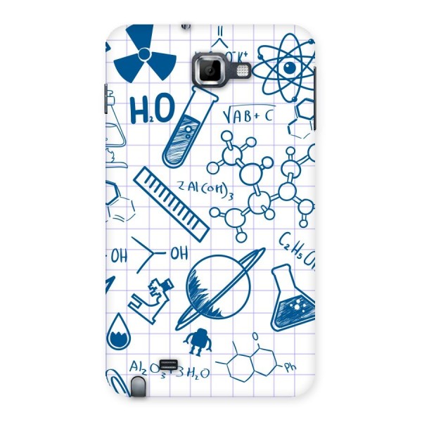 Science Notebook Back Case for Galaxy Note