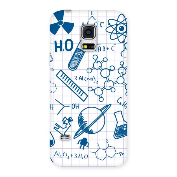 Science Notebook Back Case for Galaxy S5 Mini