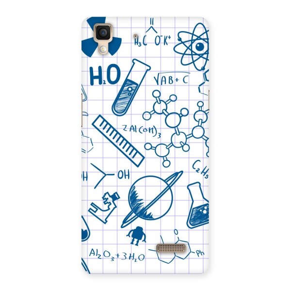 Science Notebook Back Case for Oppo R7