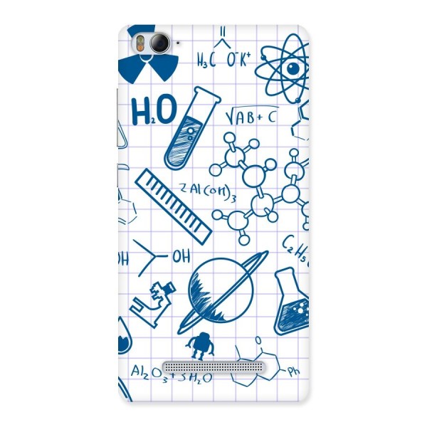 Science Notebook Back Case for Xiaomi Mi4i