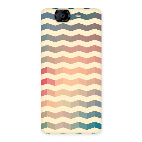 Seamless ZigZag Design Back Case for Canvas Knight A350