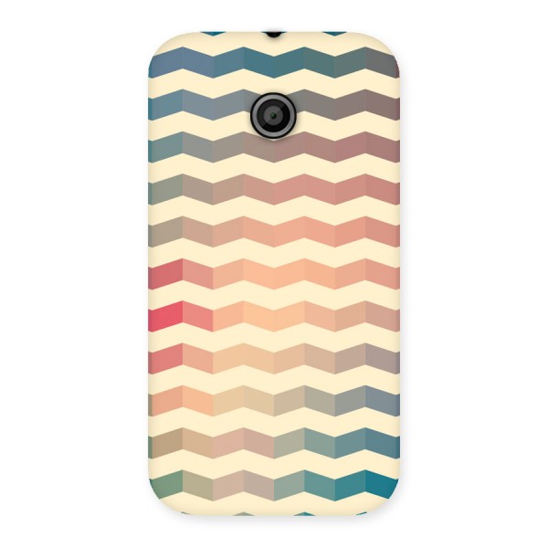 Seamless ZigZag Design Back Case for Moto E