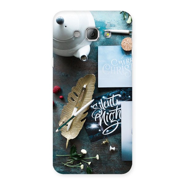 Silent Night Celebrations Back Case for Galaxy A8