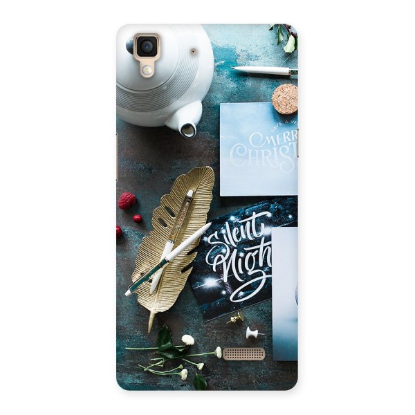 Silent Night Celebrations Back Case for Oppo R7