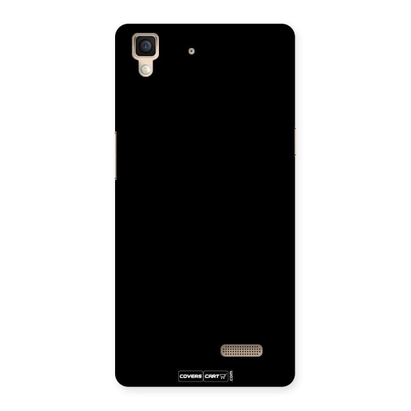 Simple Black Back Case for Oppo R7