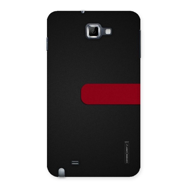 Single Red Stripe Back Case for Galaxy Note