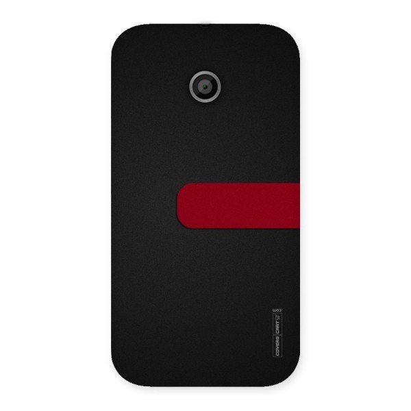 Single Red Stripe Back Case for Moto E