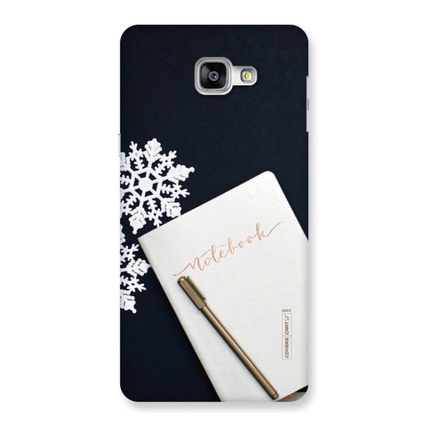 Snowflake Notebook Back Case for Galaxy A9