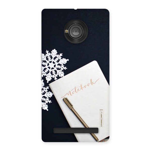 Snowflake Notebook Back Case for Yu Yuphoria