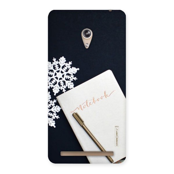 Snowflake Notebook Back Case for Zenfone 6