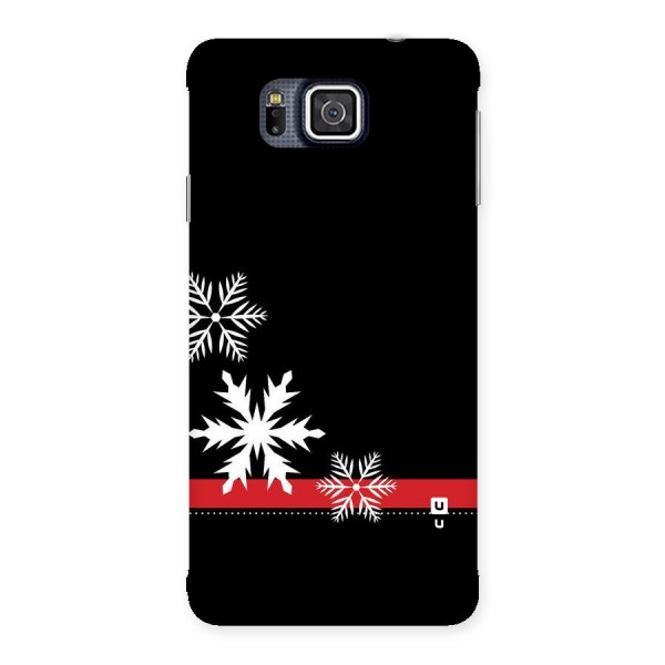 Snowflake Ribbon Back Case for Galaxy Alpha