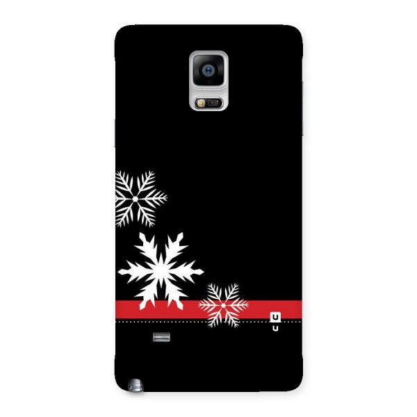 Snowflake Ribbon Back Case for Galaxy Note 4