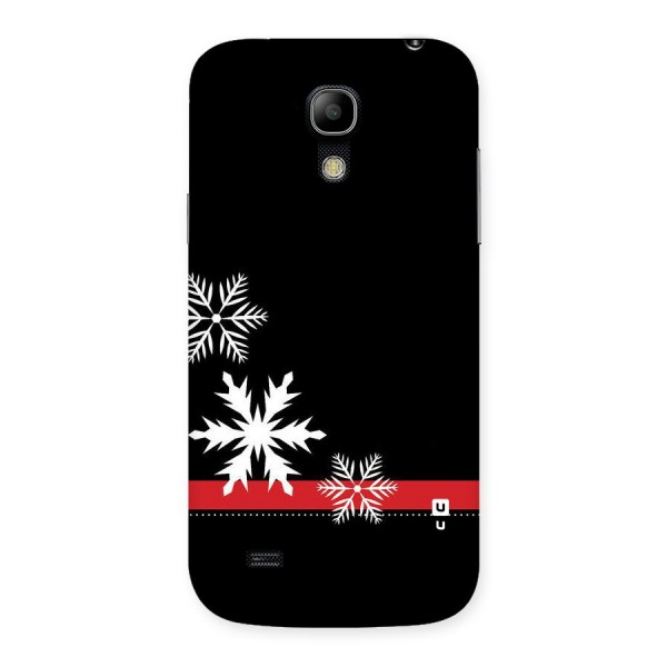 Snowflake Ribbon Back Case for Galaxy S4 Mini