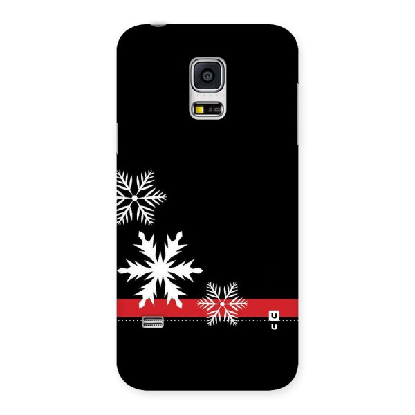 Snowflake Ribbon Back Case for Galaxy S5 Mini