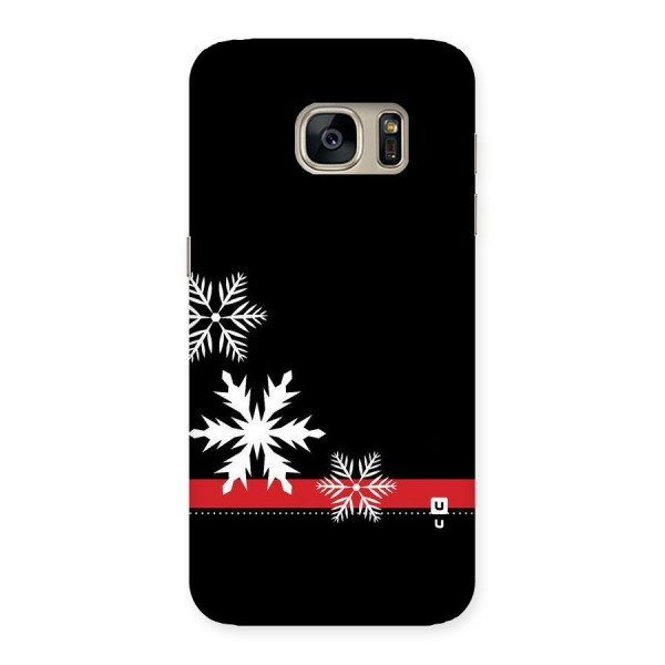 Snowflake Ribbon Back Case for Galaxy S7