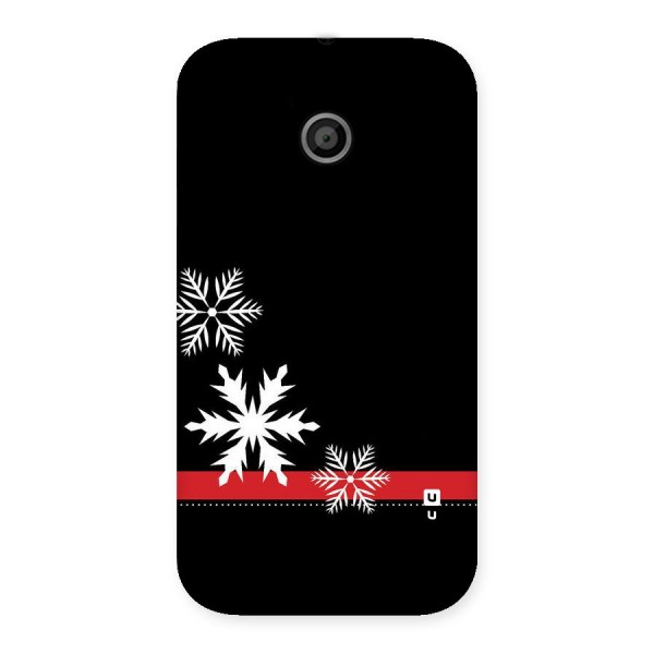 Snowflake Ribbon Back Case for Moto E