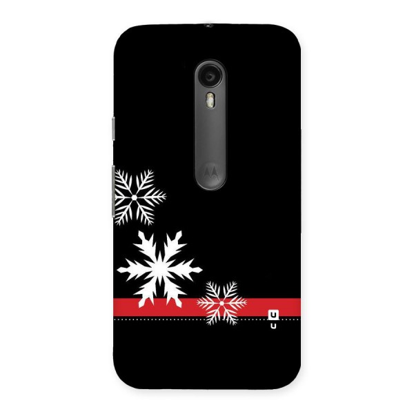 Snowflake Ribbon Back Case for Moto G3