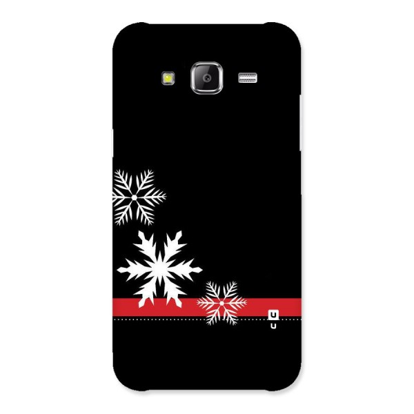 Snowflake Ribbon Back Case for Samsung Galaxy J5