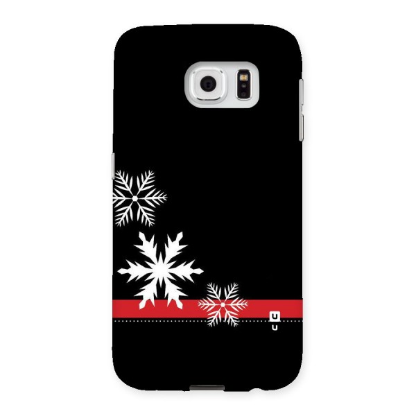 Snowflake Ribbon Back Case for Samsung Galaxy S6