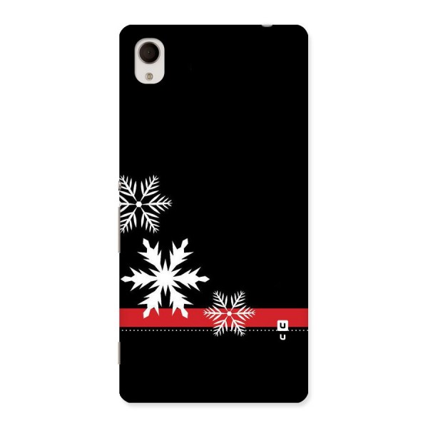 Snowflake Ribbon Back Case for Sony Xperia M4