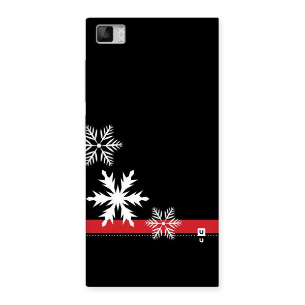 Snowflake Ribbon Back Case for Xiaomi Mi3