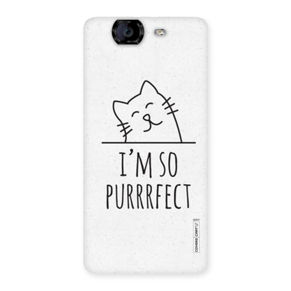 So Purrfect Back Case for Canvas Knight A350