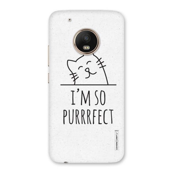 So Purrfect Back Case for Moto G5 Plus