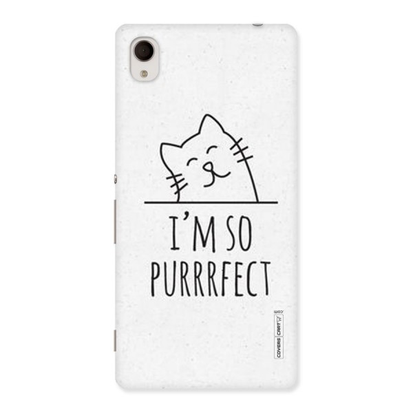 So Purrfect Back Case for Xperia M4 Aqua