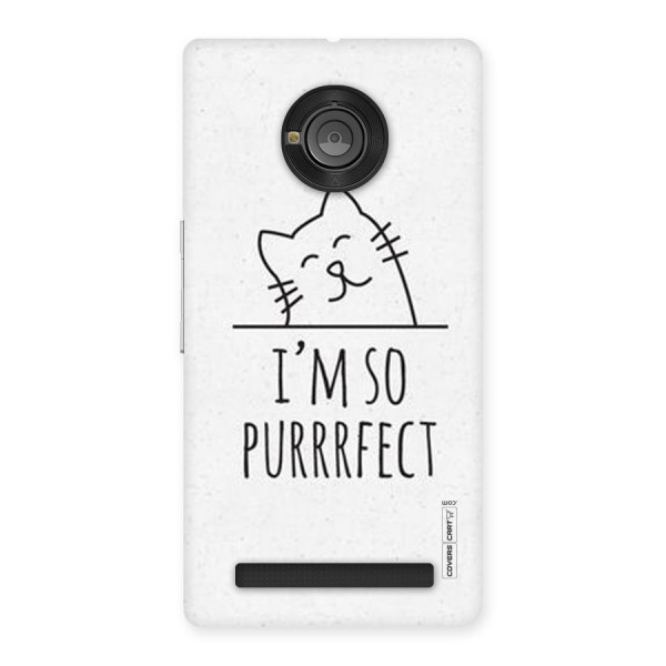 So Purrfect Back Case for Yu Yuphoria