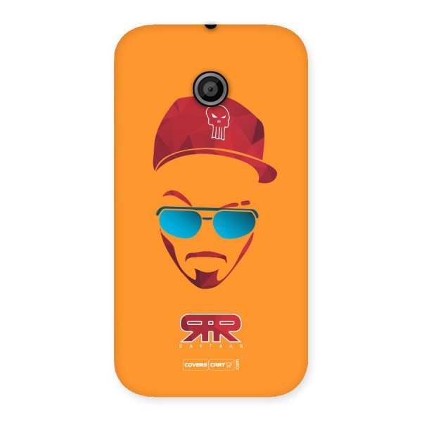 Special Raftaar Edition Orange Back Case for Moto E