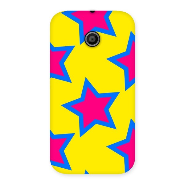 Star Pattern Back Case for Moto E