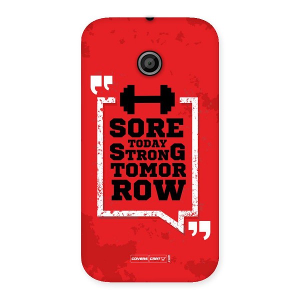 Stay Strong Back Case for Moto E