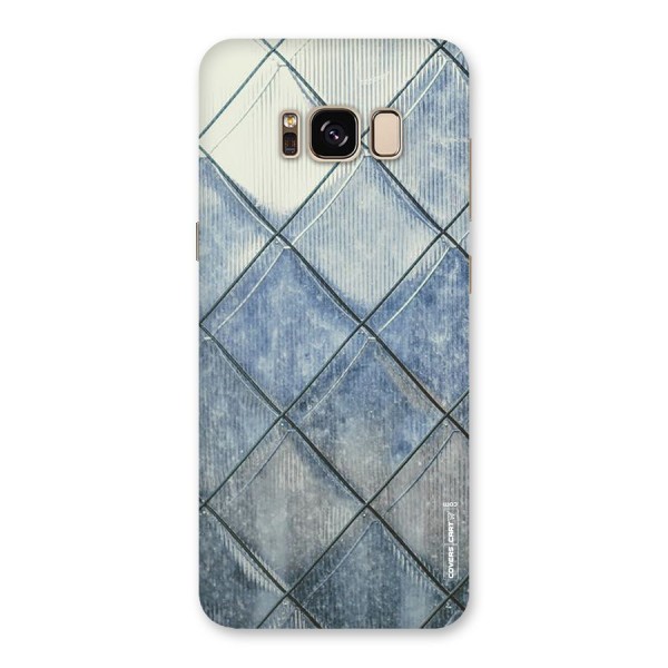 Steel Blue Pattern Back Case for Galaxy S8