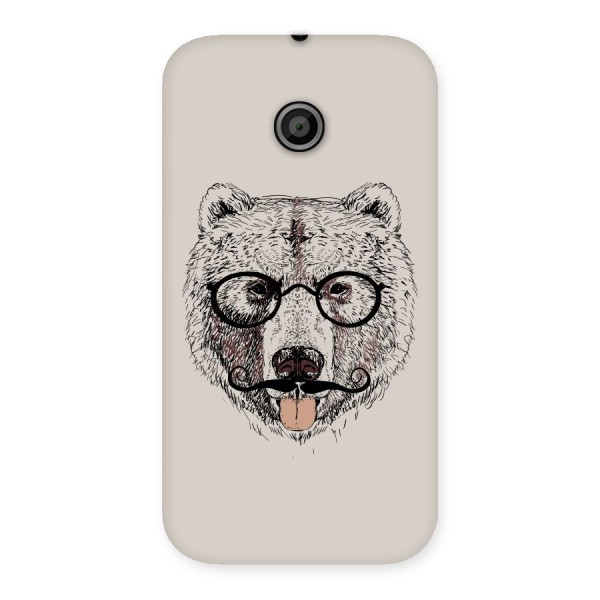 Studious Bear Back Case for Moto E