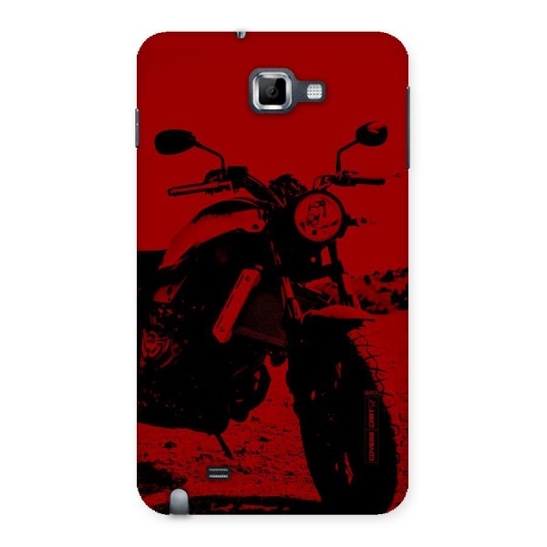 Stylish Ride Red Back Case for Galaxy Note