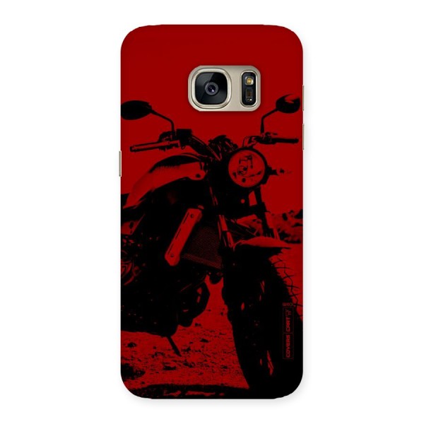 Stylish Ride Red Back Case for Galaxy S7